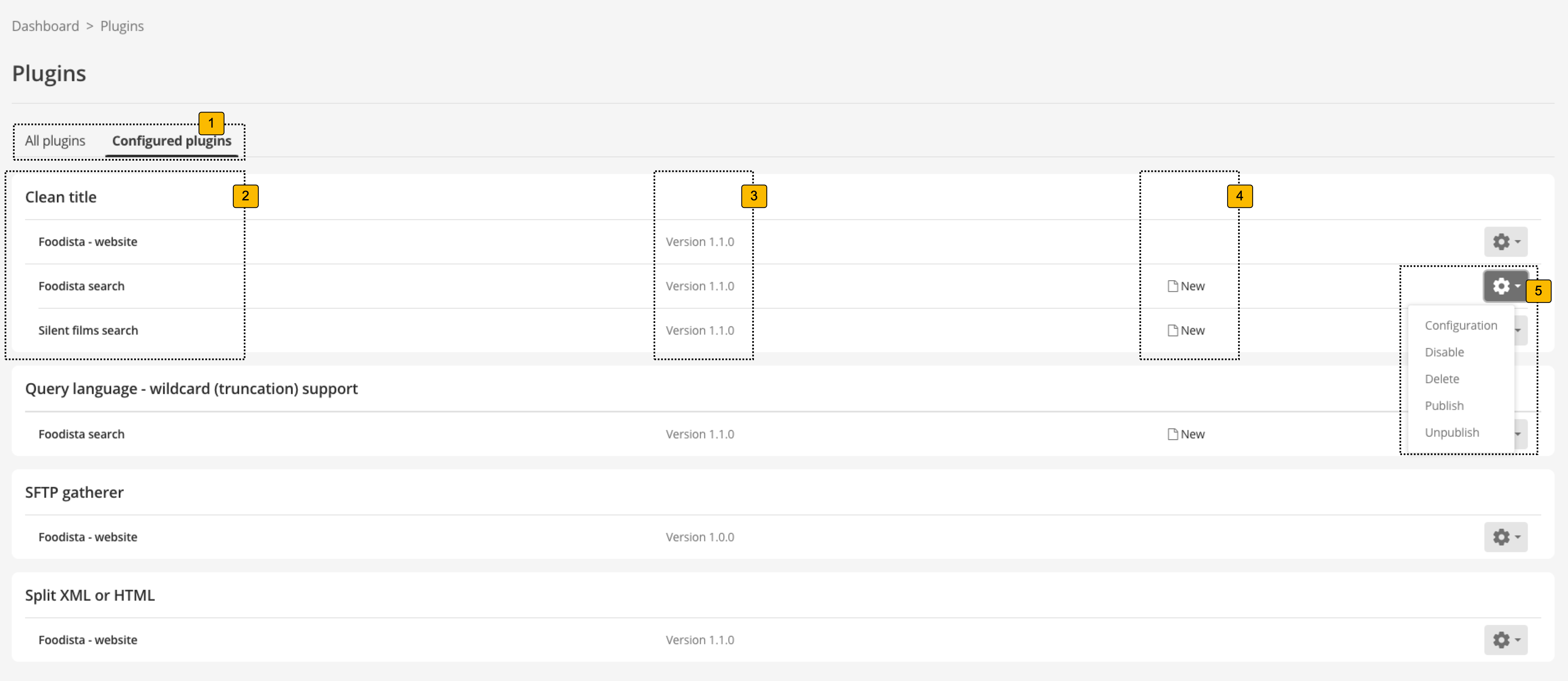 Manage a plugin Squiz DXP Help Center