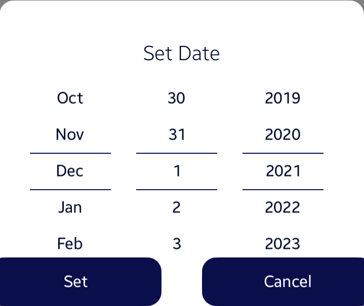 DatePicker Tizen Docs