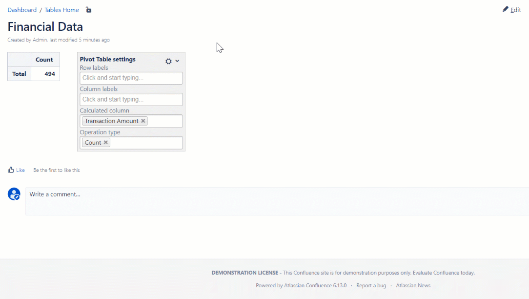 How to use Pivot Table macro
