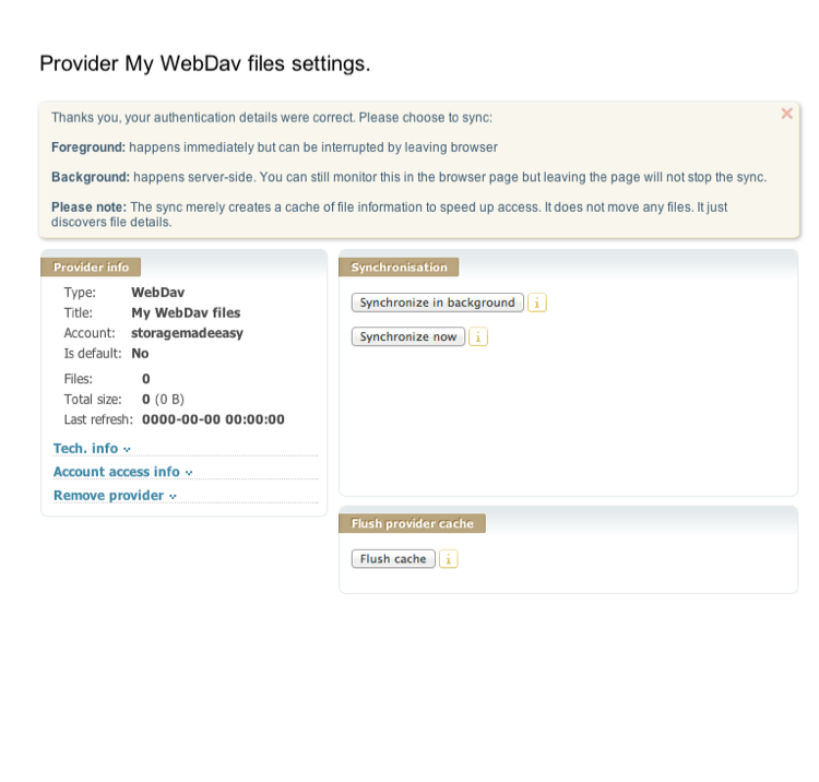 Adding a DAV compatible Cloud Provider [Access Anywhere Documentation]