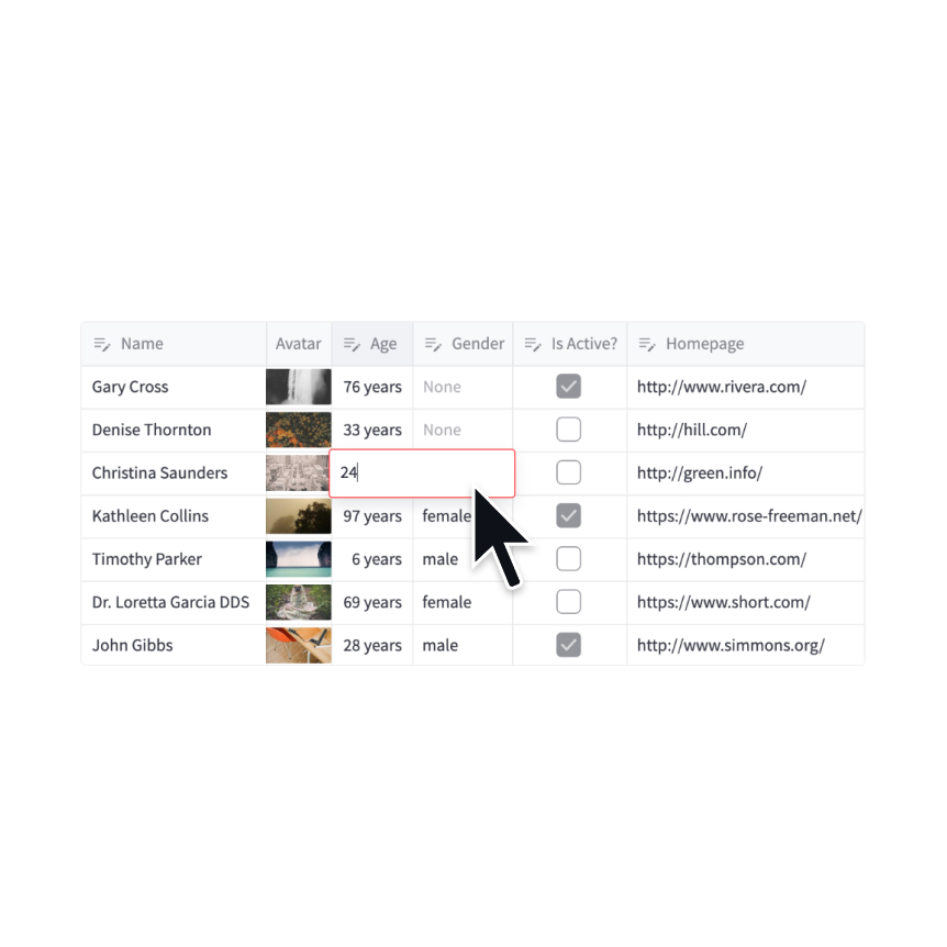 Data elements Streamlit Docs