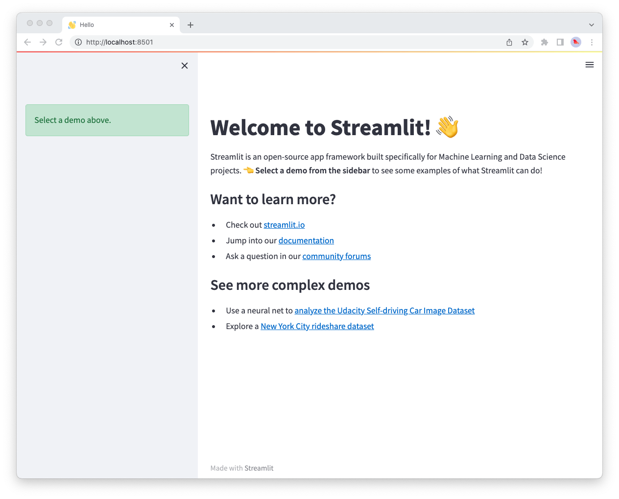 Create a multipage app Streamlit Docs