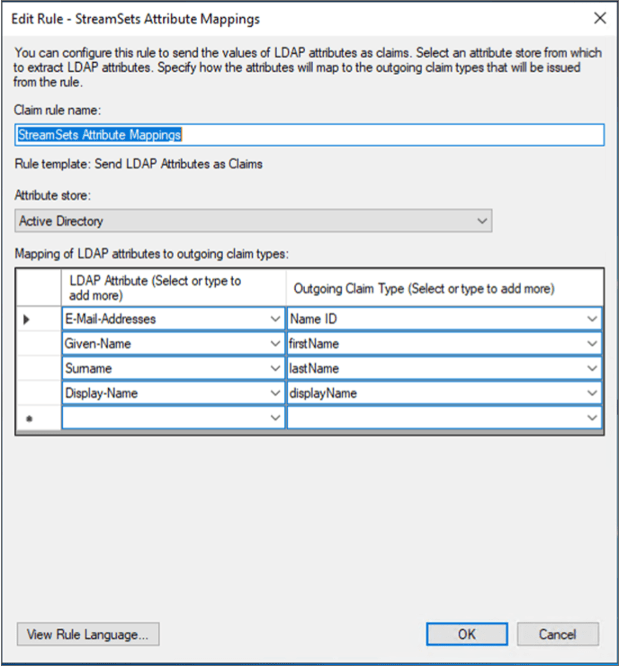 Enabling SAML using AD FS