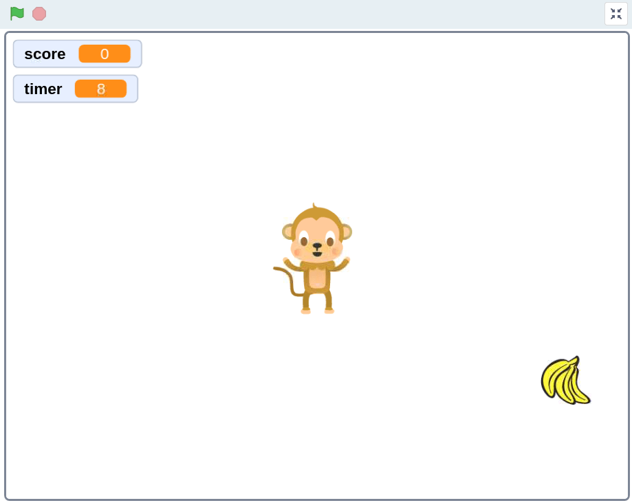 1.18 Eating Banana Game — SunFounder Ulimate Raphael Kit for Raspberry