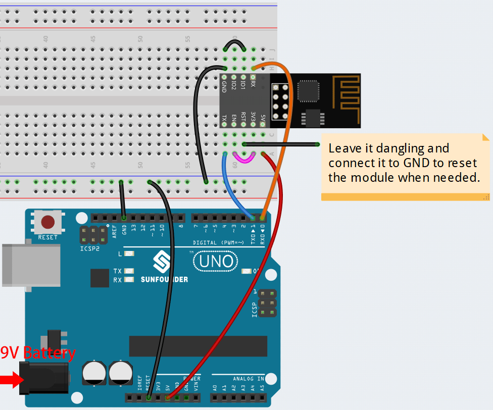 ESP8266モジュールのファームウェアを再書き込む方法 — SunFounder Ultimate Sensor Kit ドキュメント