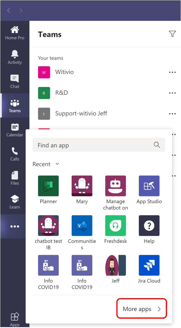 Teams Catalog Witivio Documentation