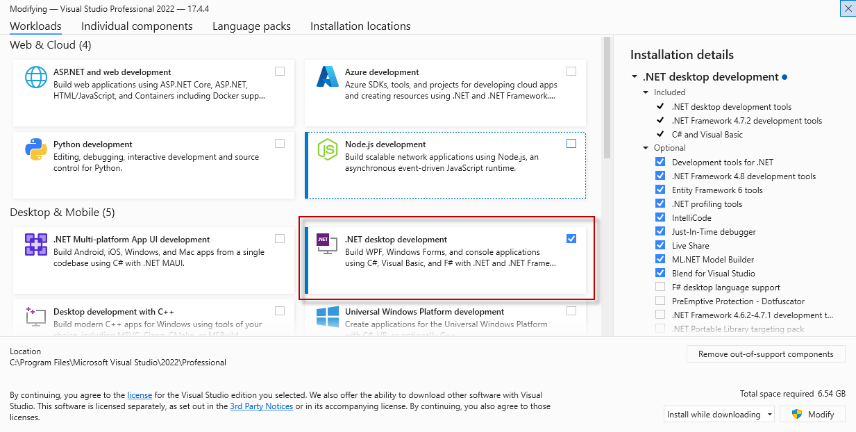 VS 2022 Compatibility Test Studio Dev Documentation Progress