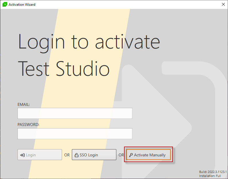 Activate License Test Studio Dev Documentation Progress Telerik