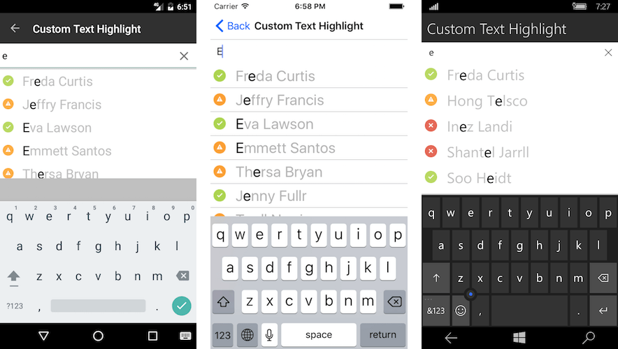 Xamarin Documentation Overview Telerik UI for Xamarin