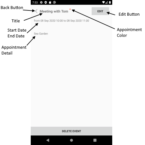 Xamarin Calendar Documentation Scheduling UI Telerik UI for Xamarin