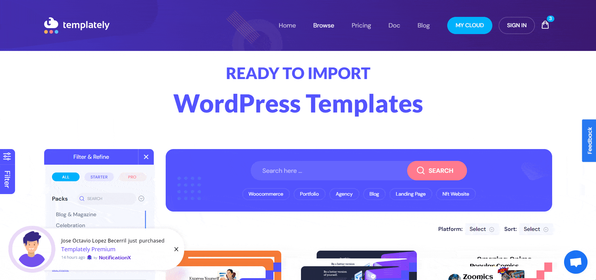How To Purchase Template Packs Or Single Templates From Templately? Templately Documentations