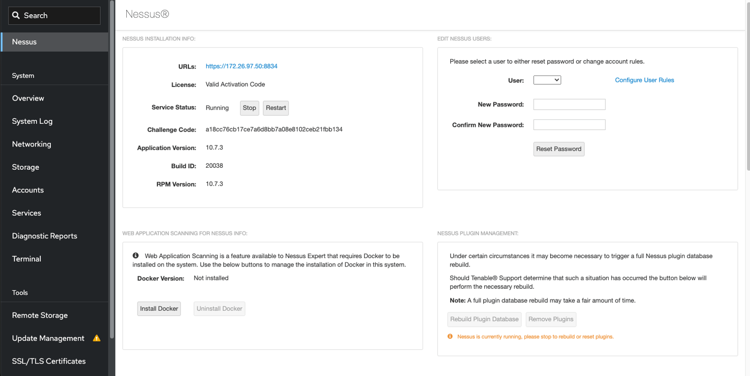 Enable Docker for  Application Scanning with Nessus Expert (Tenable