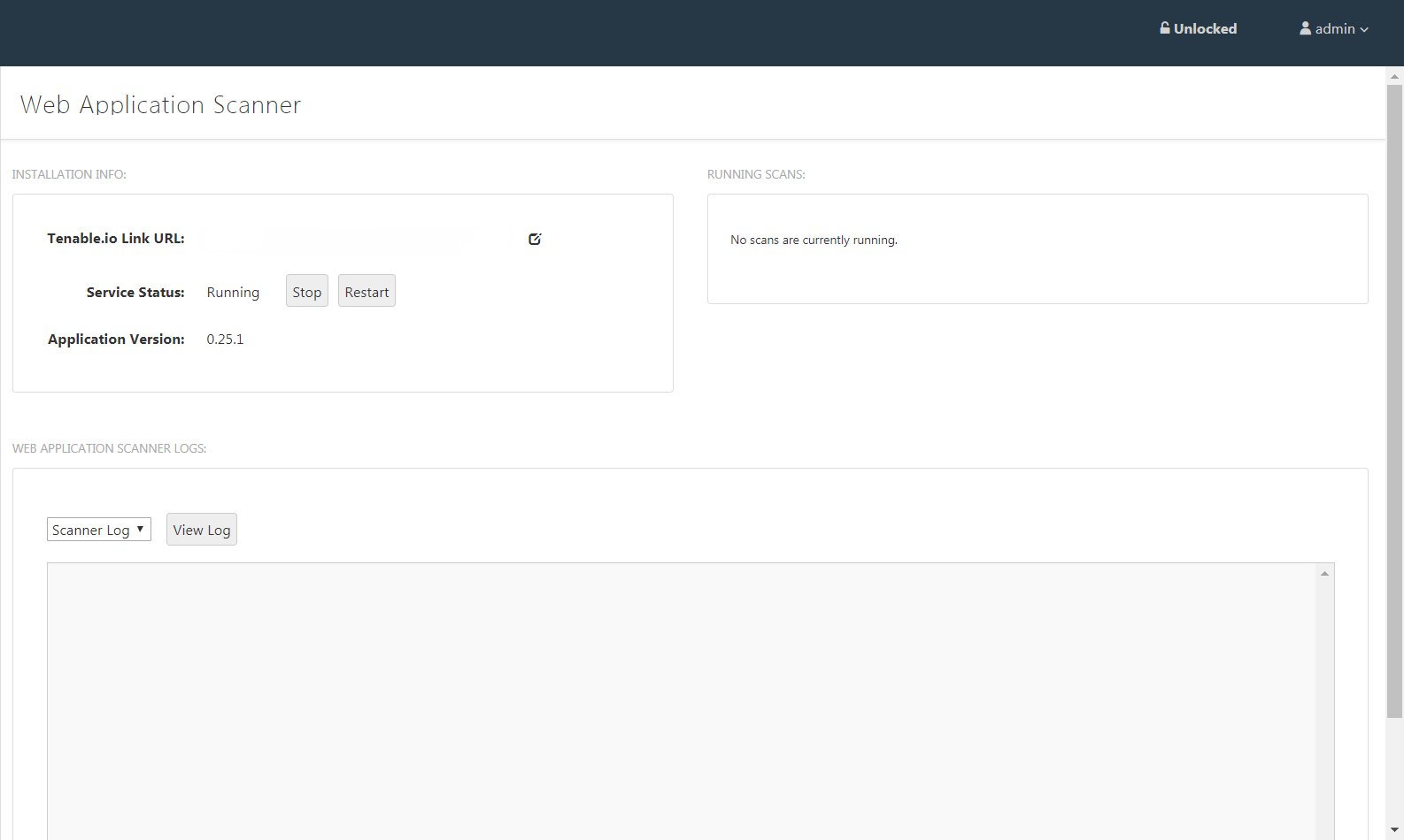 Configure Tenable Web App Scanning in Tenable Core (Tenable Core)