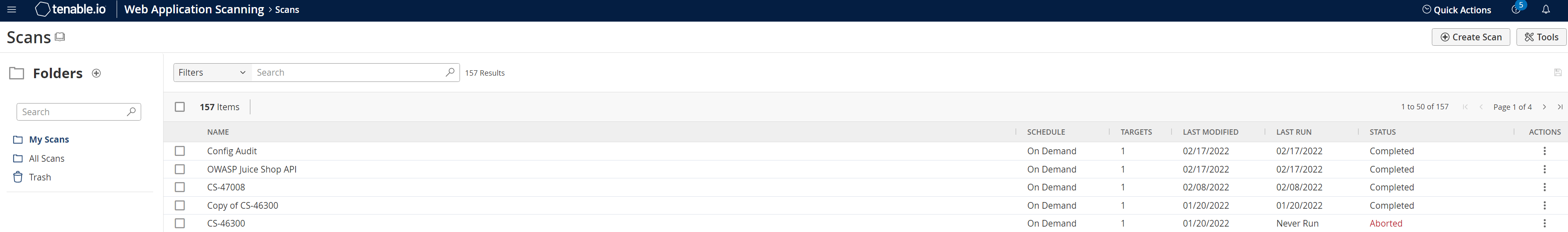 Export Scan Results (Tenable.io)