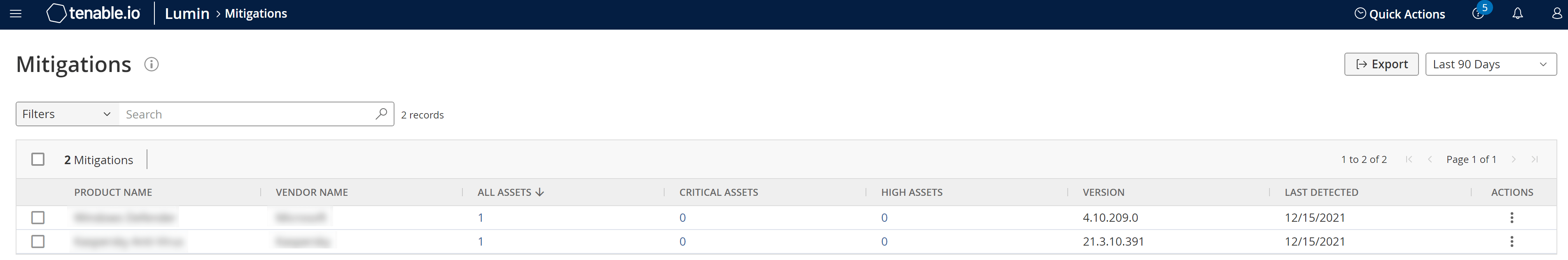 View Mitigations Details in Tenable Lumin (Tenable Lumin)