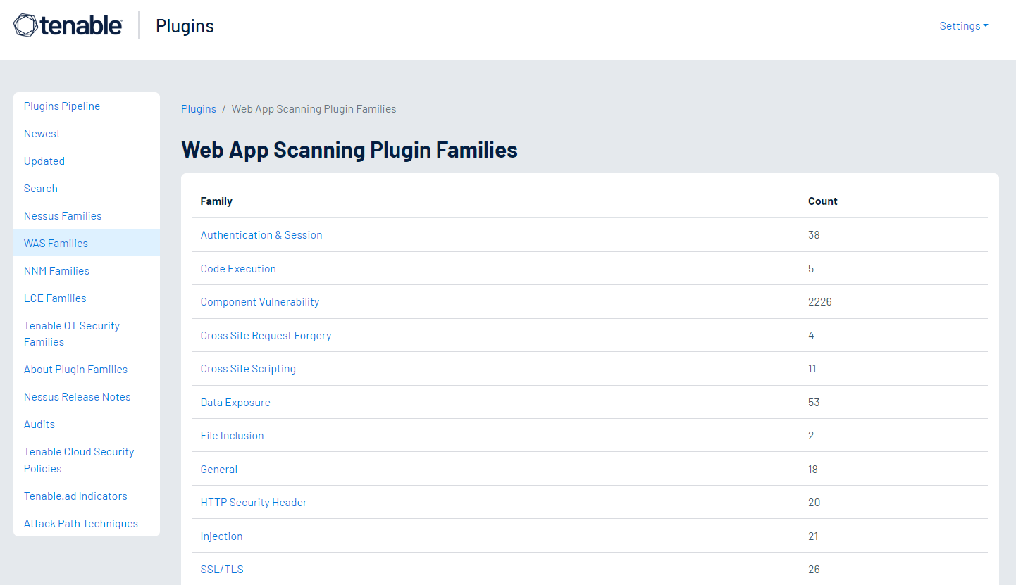 View Your Scan Plugins (Tenable Vulnerability Management)