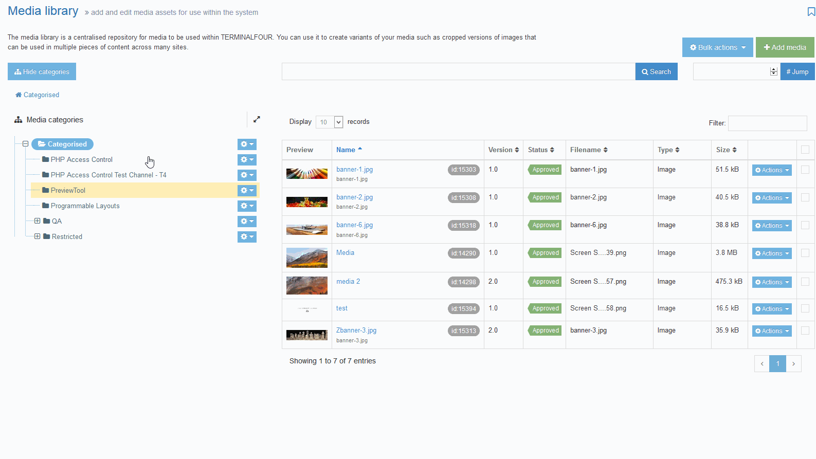 Access Control Configuration Terminalfour Knowledge Base