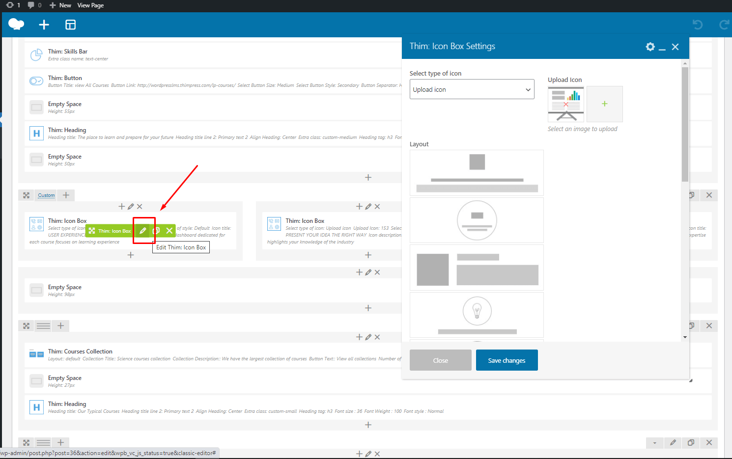 Icon Box Wp Bakery ThimPress Docs