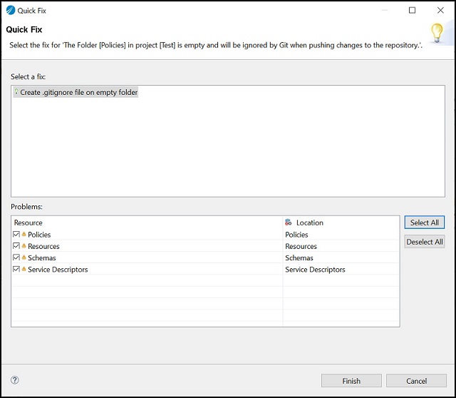 Generating gitignore Files