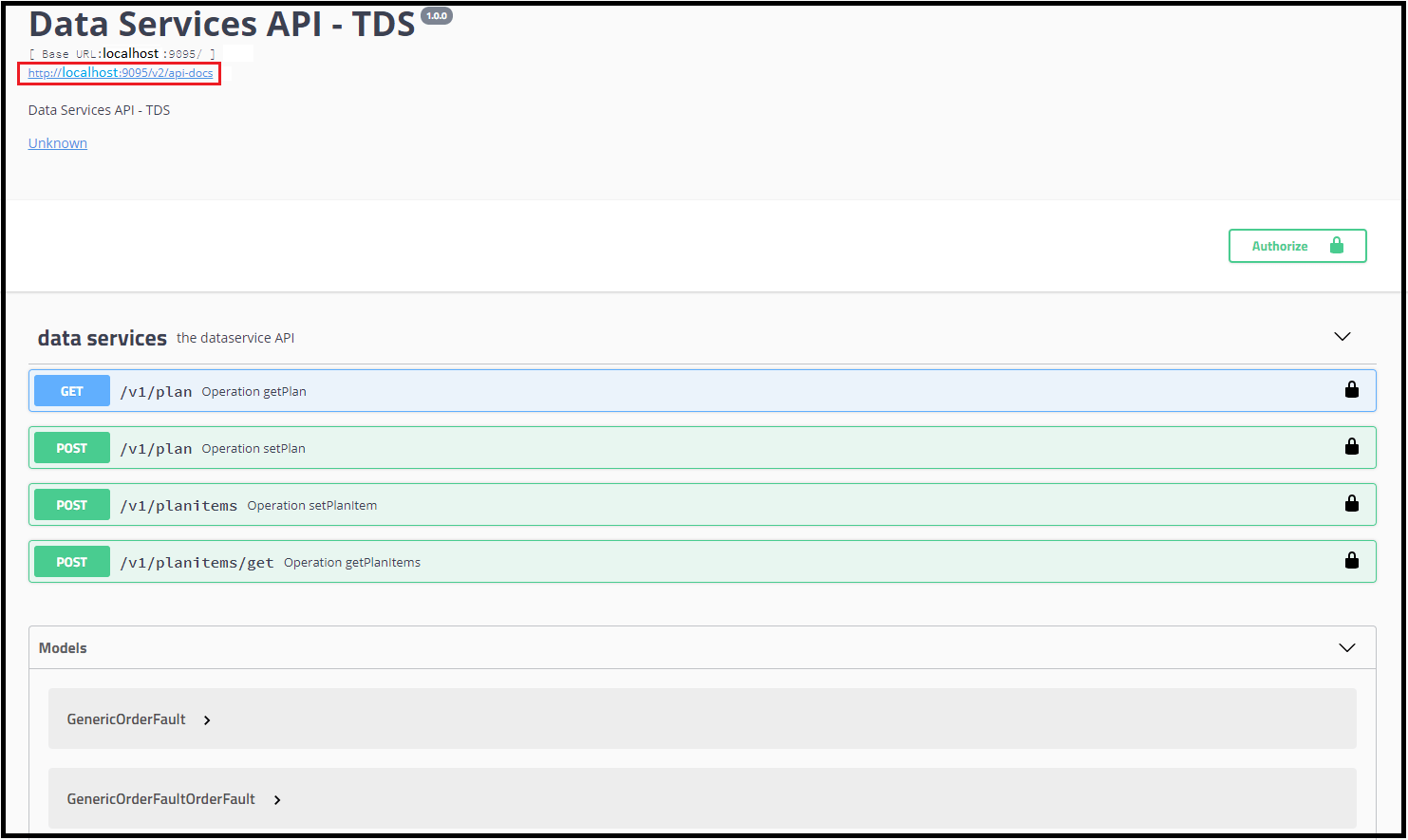 Generating a Swagger JSON File