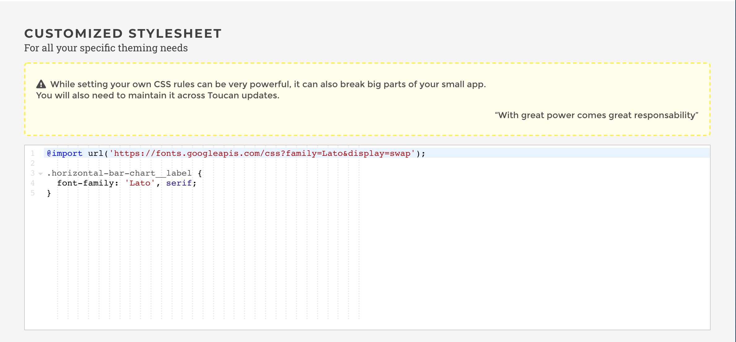 Integration — Toucan Doco documentation Integration — Toucan Doco documentation