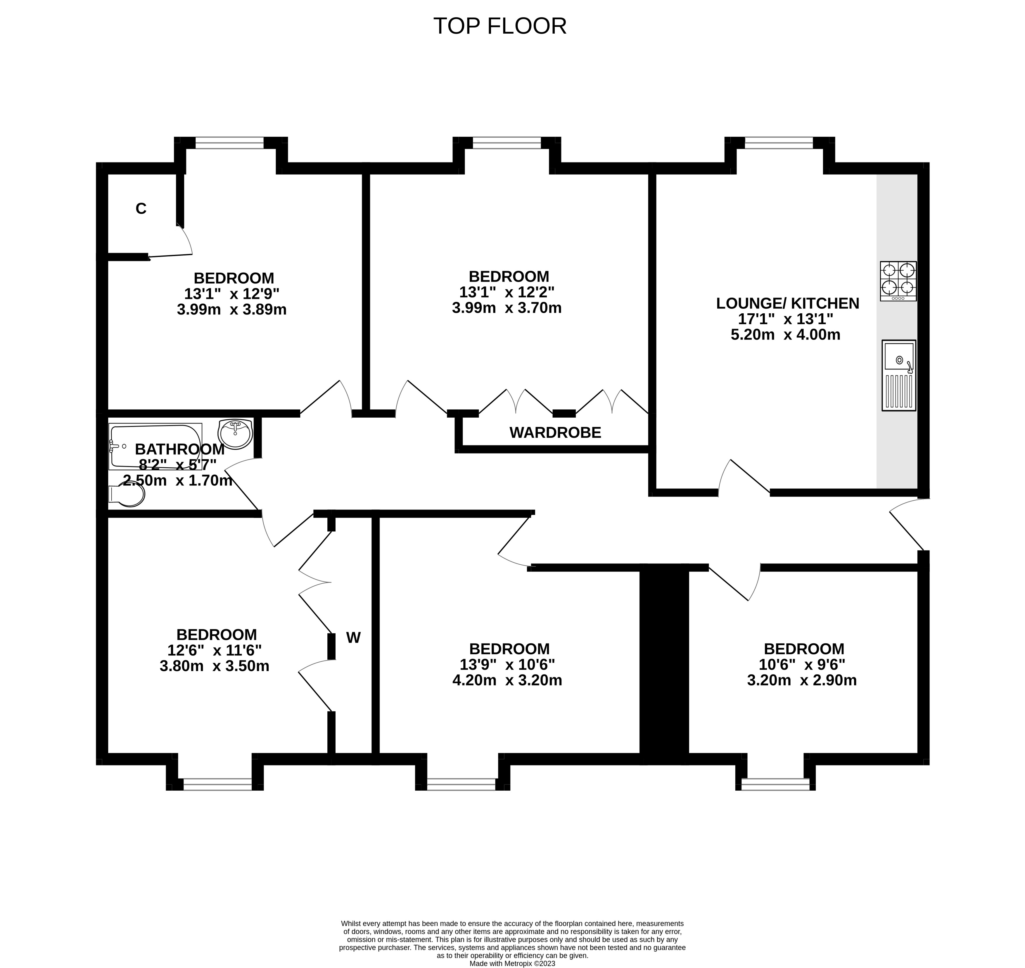 5 Bed Top Floor Flat in Dundee Offers Over £210,000 2E Shaftesbury