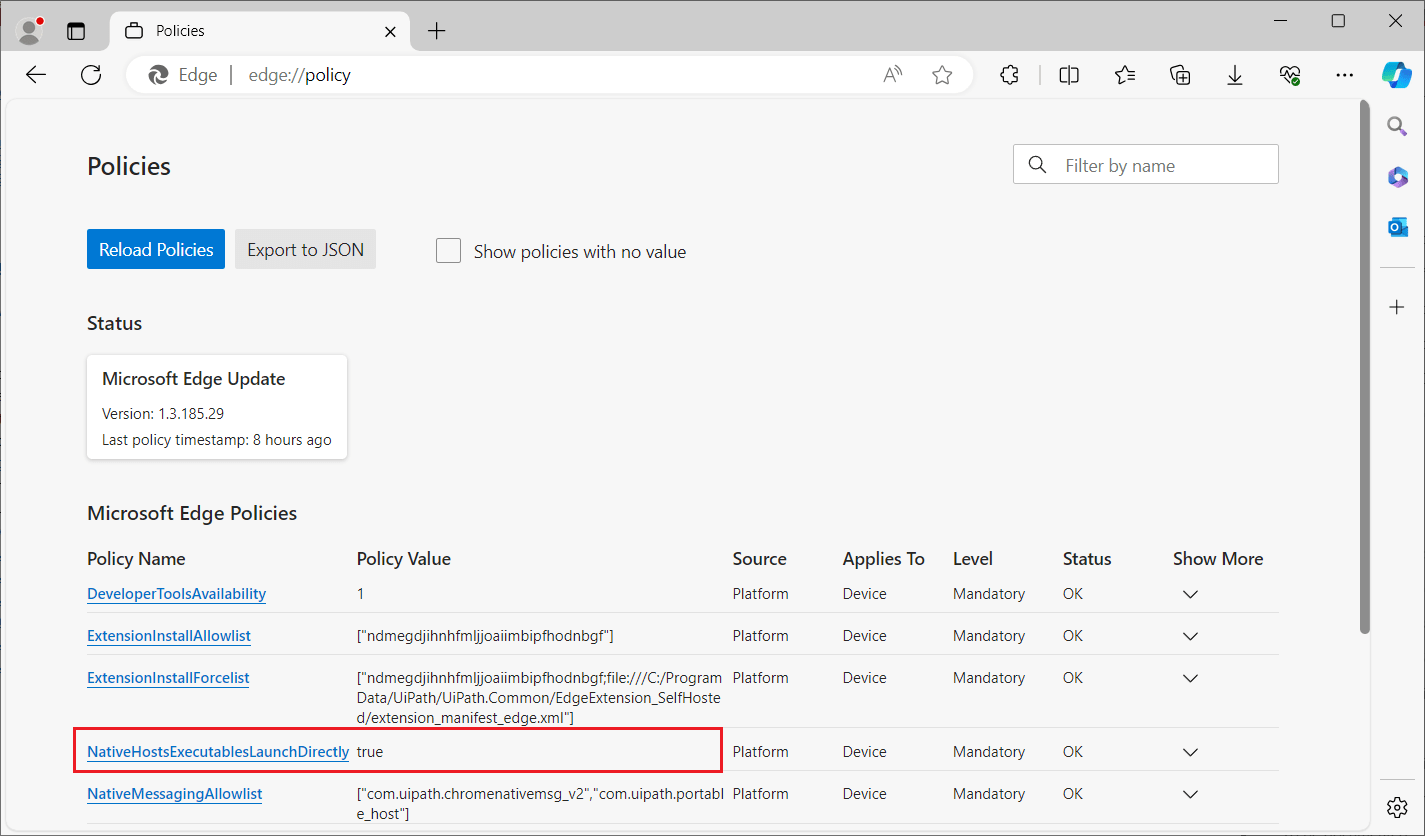 Studio solución de problemas de la extensión de Edge