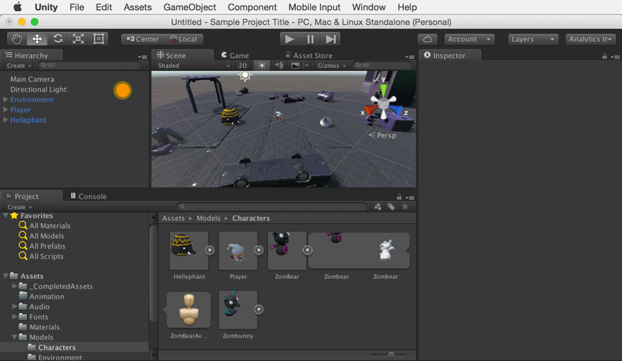 Unity Manual Connect your project