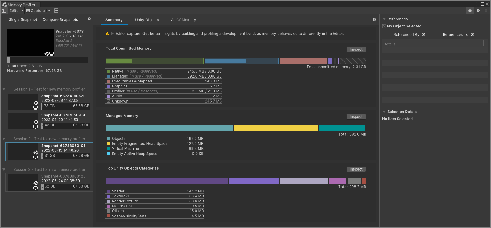 Memory Profiler Memory Profiler 1.0.0