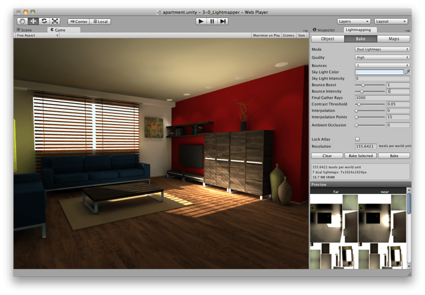 Unity Manual Lightmapping Quickstart