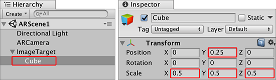 Unity Manual Displaying 3D models on top of tracked images