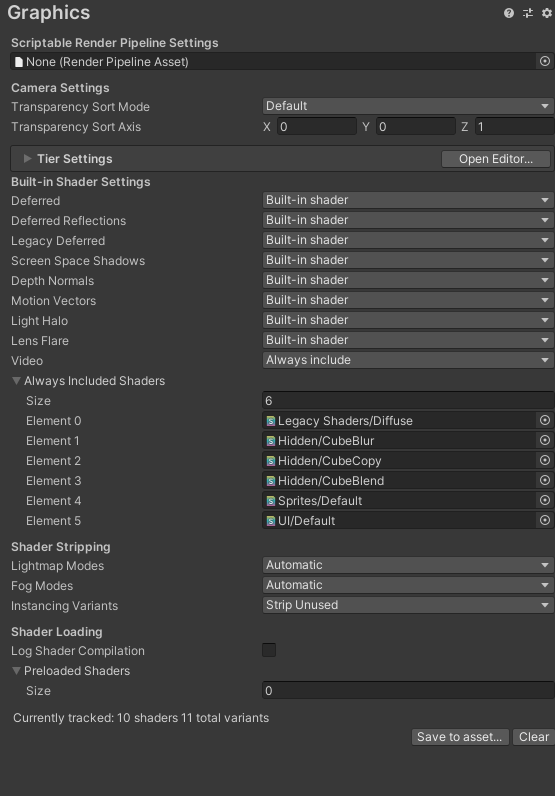 Unity Manual Graphics