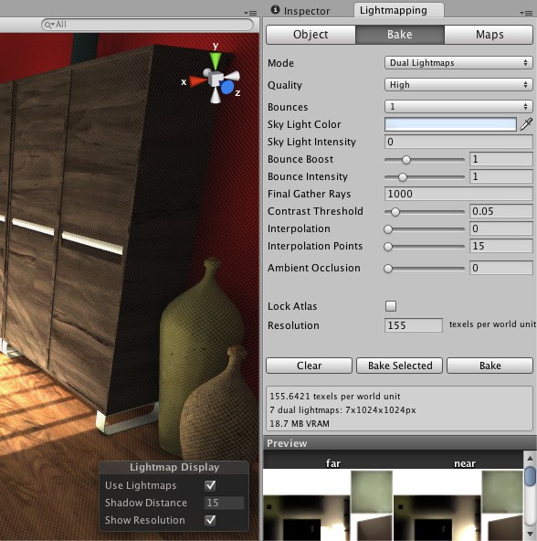 Unity Lightmapping Quickstart