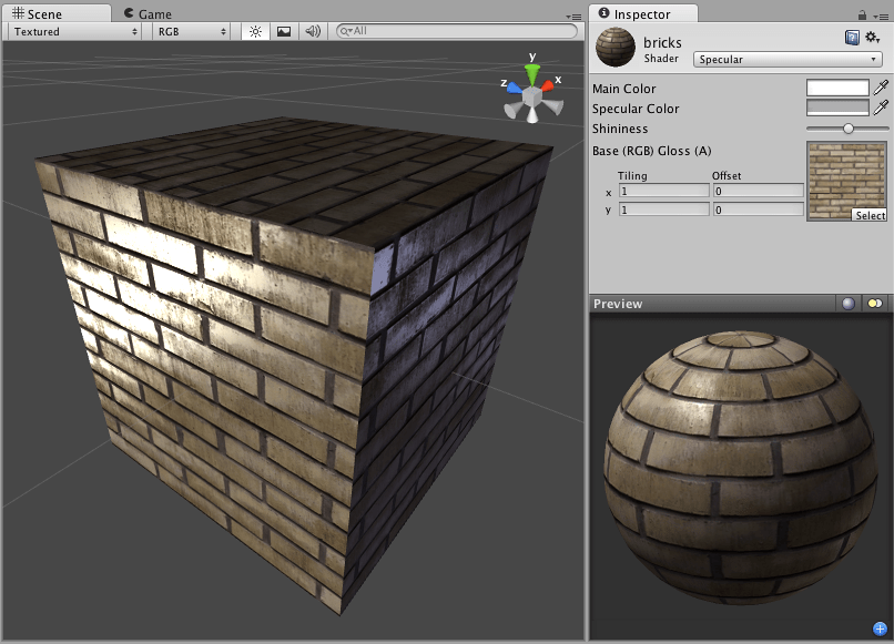 Unity Manual Specular