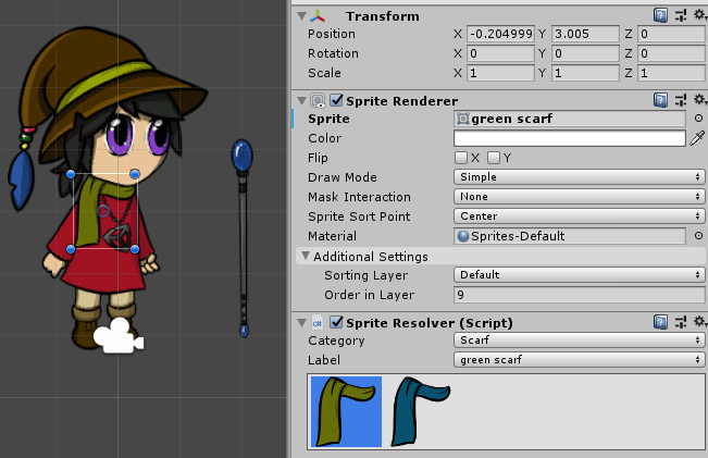 Changing Parts of a Character | 2D Animation | 4.1.1