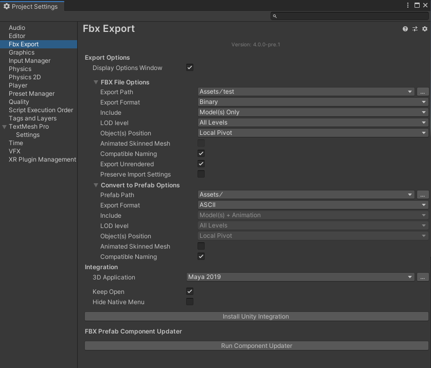 How to export as .fbx in unity bdaleader