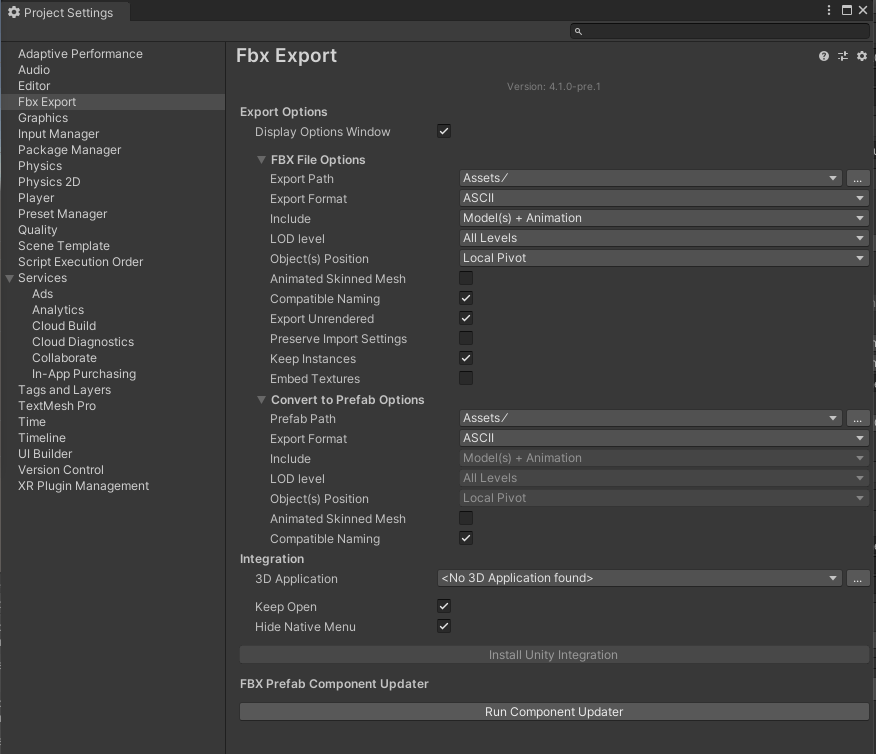 Maya fbx export settings for unity fightmeva