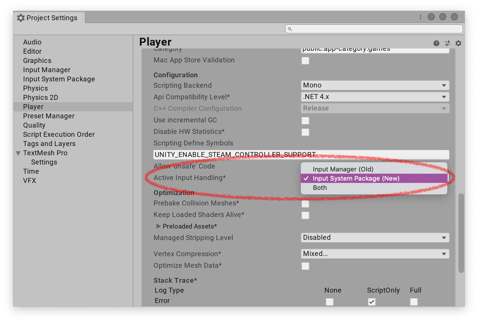 Installation guide Input System 1.1.1