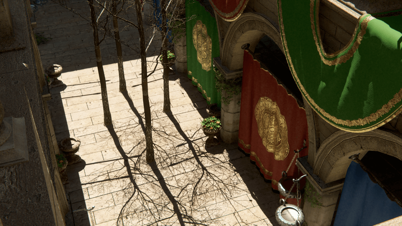 Raytraced shadows High Definition RP 12.0.0