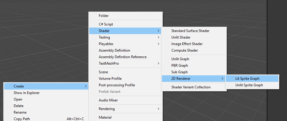 Working with Shader Graph Package Manager UI website
