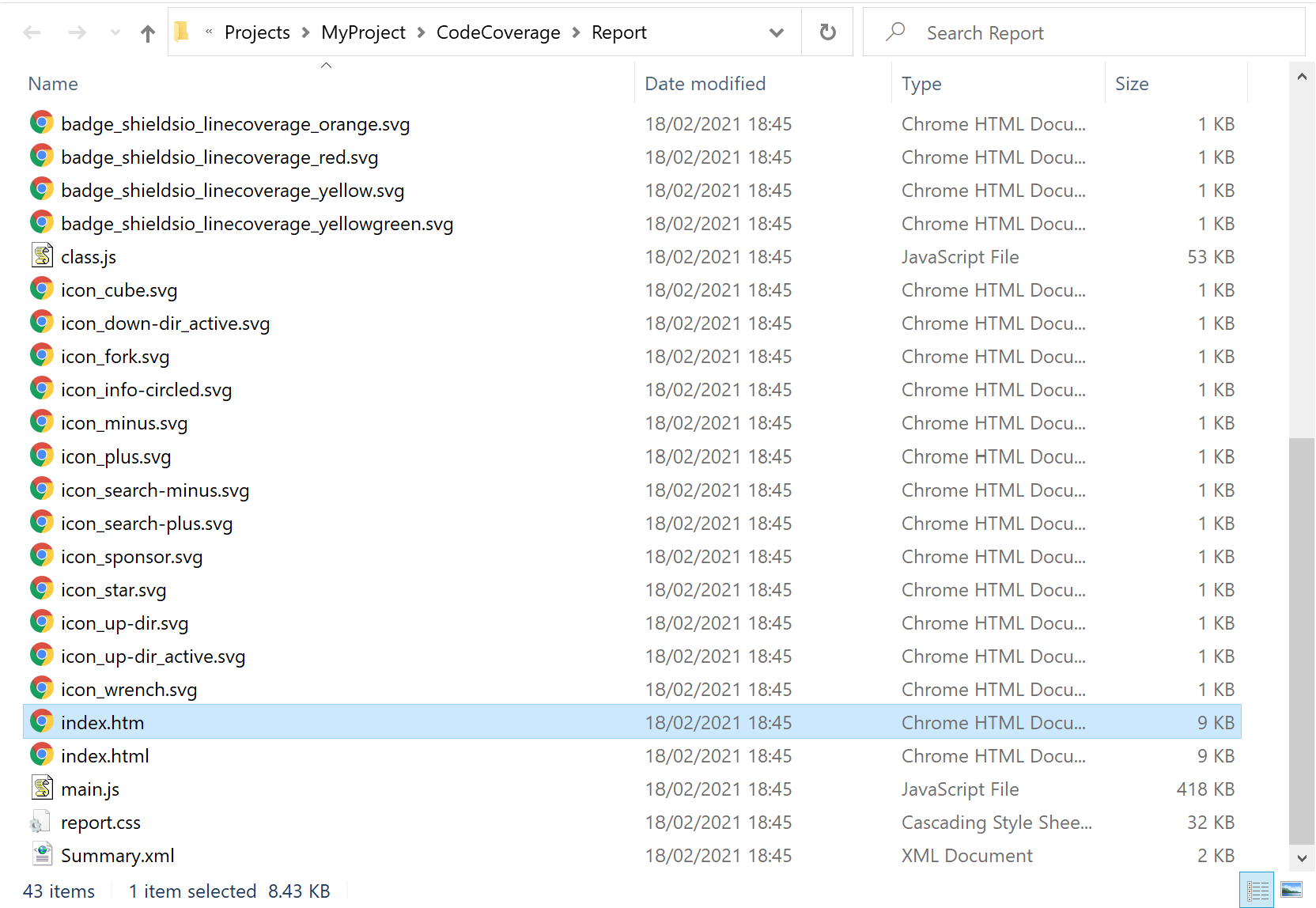 Using Code Coverage with Test Runner Code Coverage 1.2.5