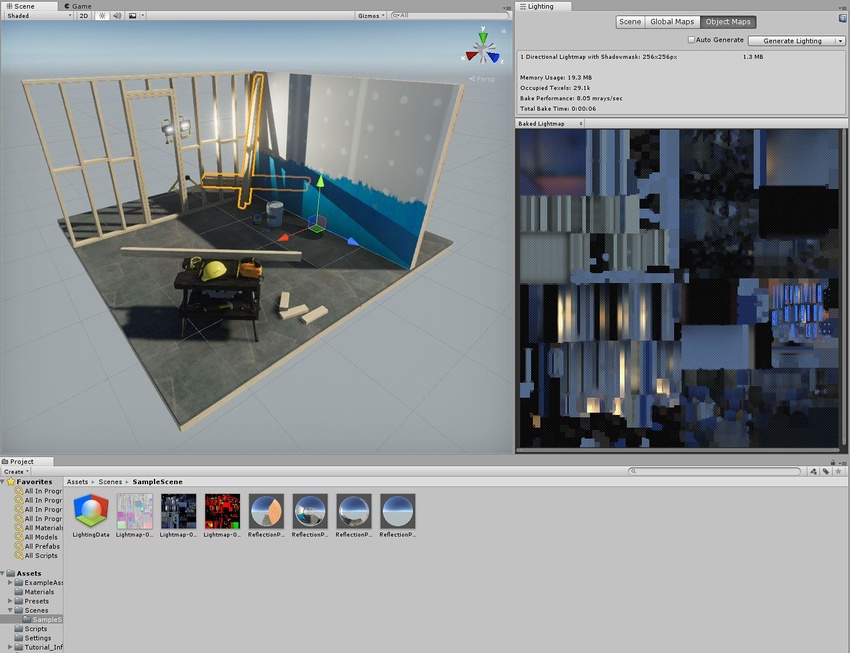 Lightmapping Getting started Unity Manual