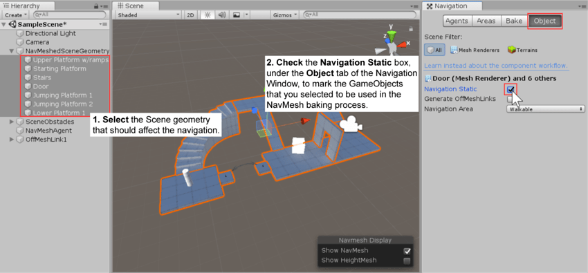 Construyendo un NavMesh Unity Manual