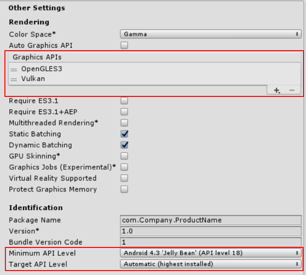 Android 2D Textures Overrides Unity Manual