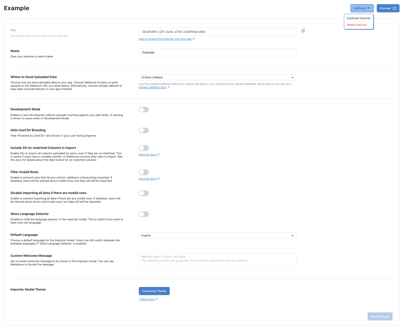 Configure Your Importer UseCSV Configure Your Importer UseCSV