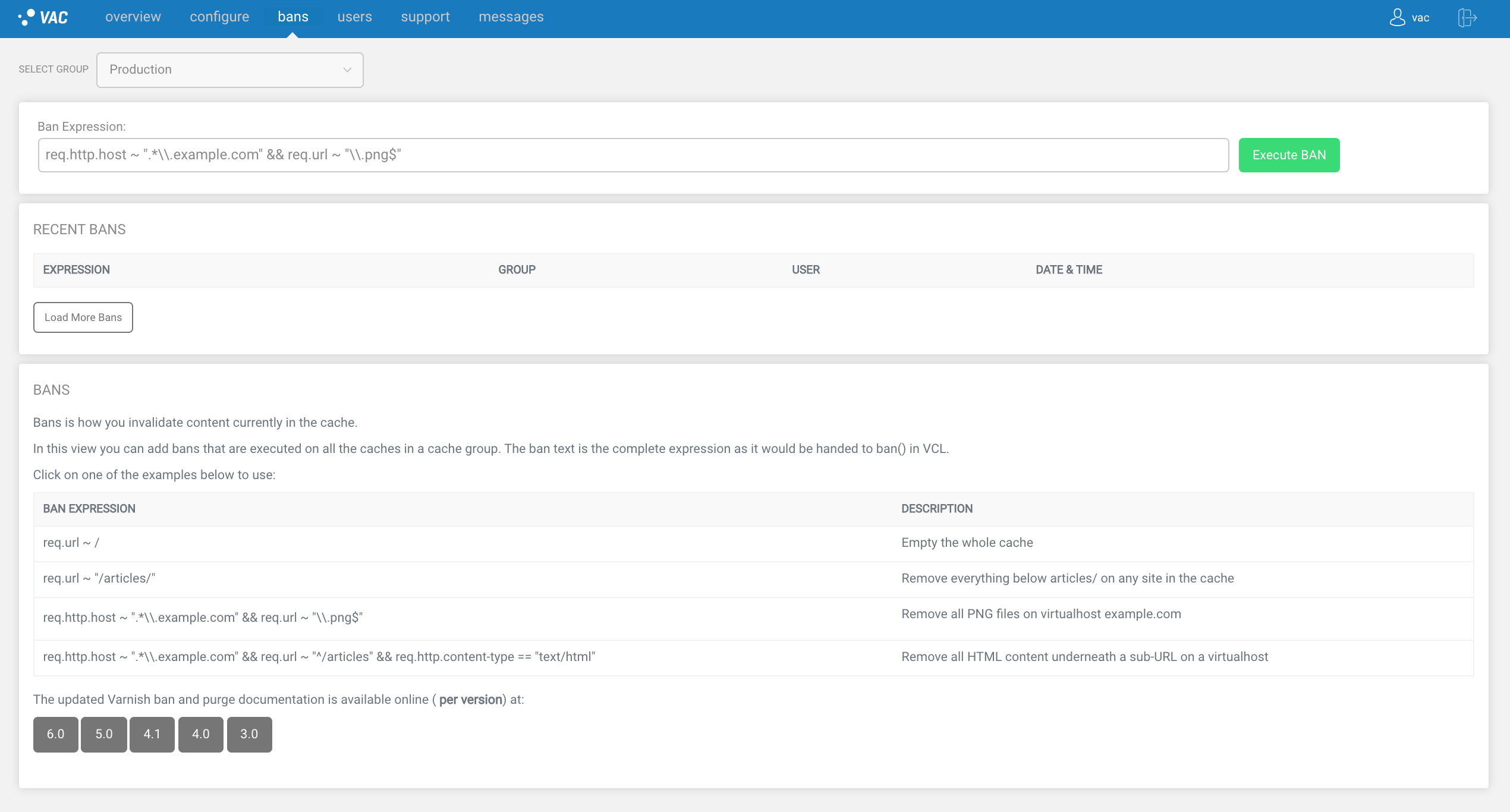 Cache invalidation Varnish Software Documentation