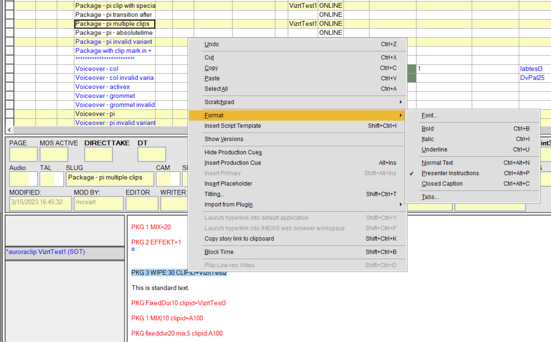 Newsroom Settings Editor