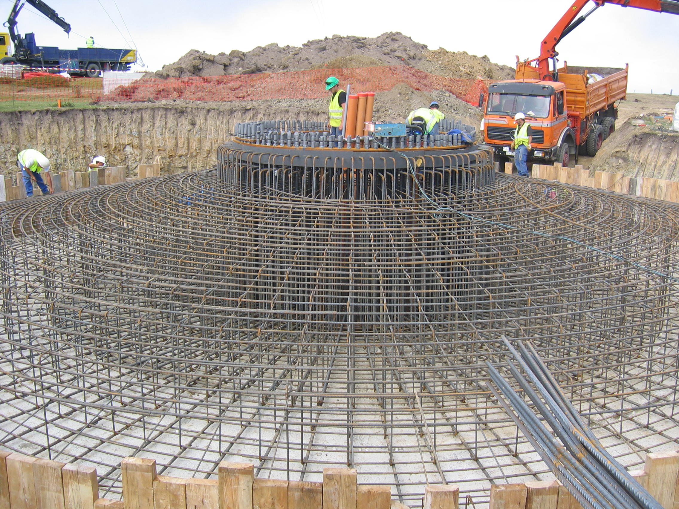 Anchor cage foundations Wind Energy Impacts and Issues