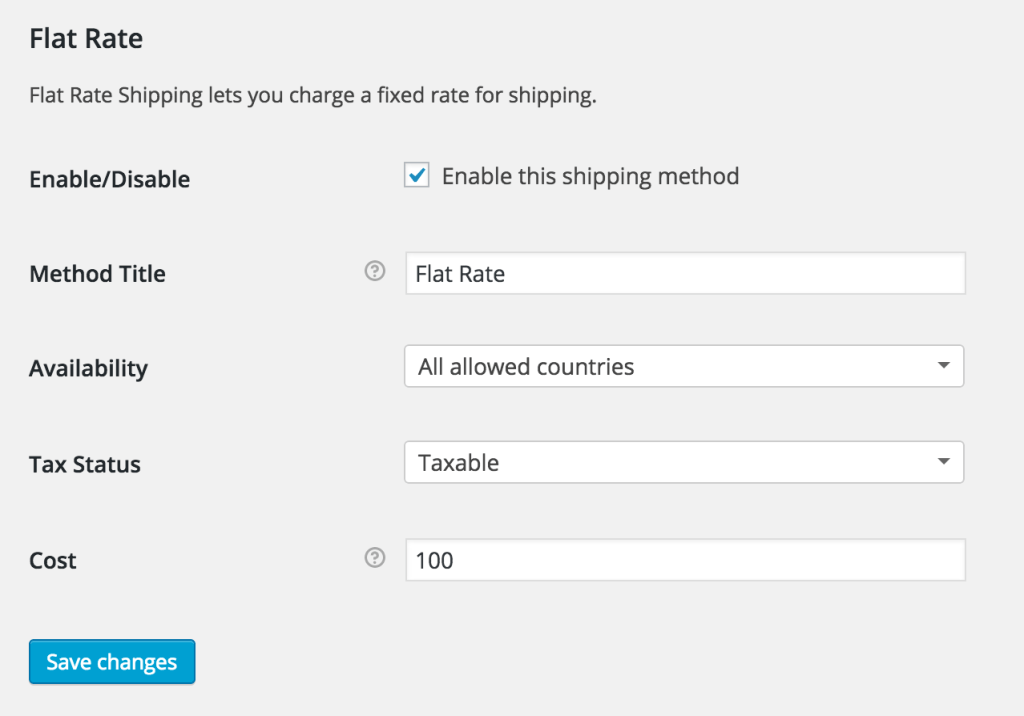 Legacy Shipping Options WEBNOO Support