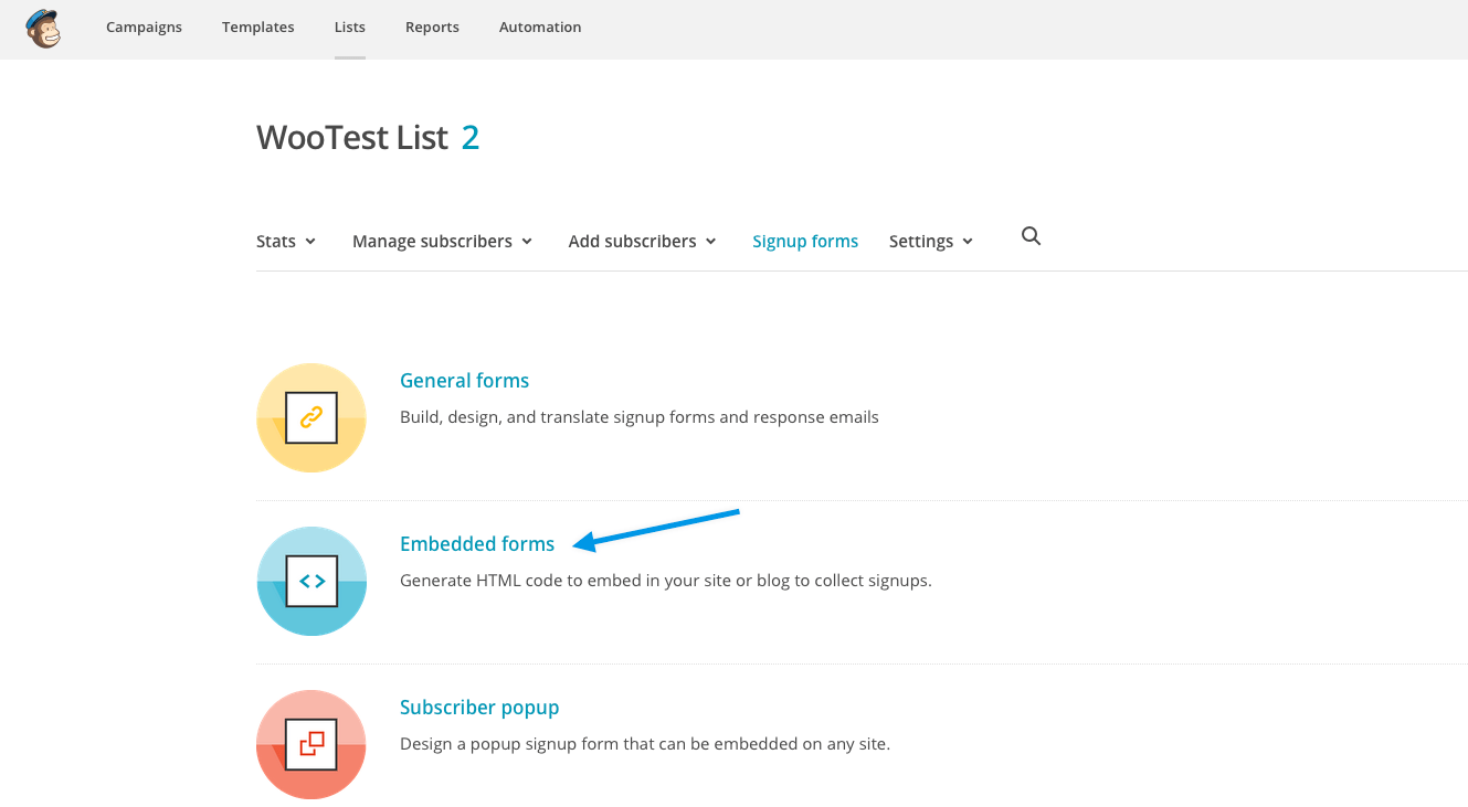 mailchimpembeddedforms Docs